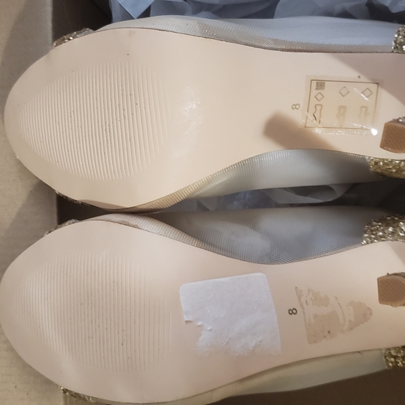 Glitter Peep Toe Mesh Shootie - Picture 3 of 4